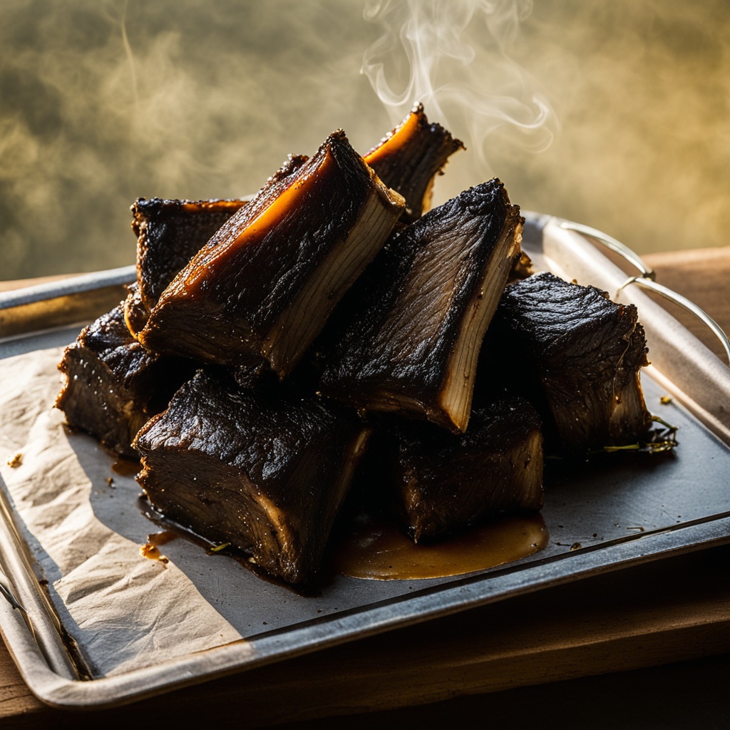 Illustration of food from Uncle Dan's Bar-B-Que
