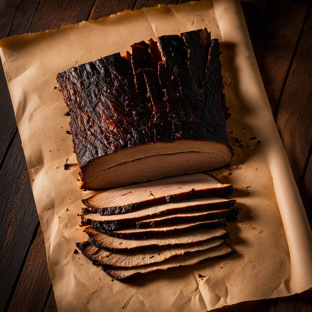 Illustration of food from Up In Smoke BBQ