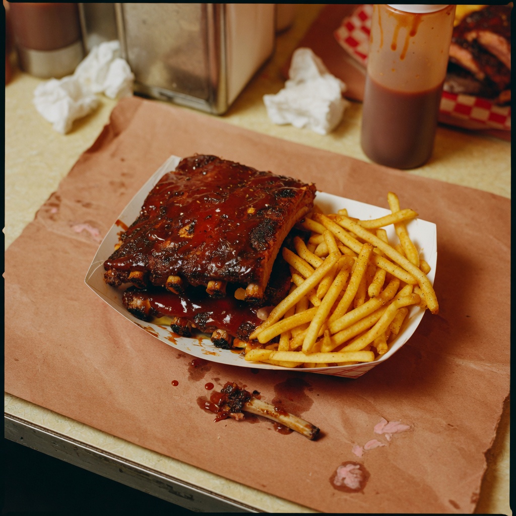 Illustration of food from Westpoint BBQ
