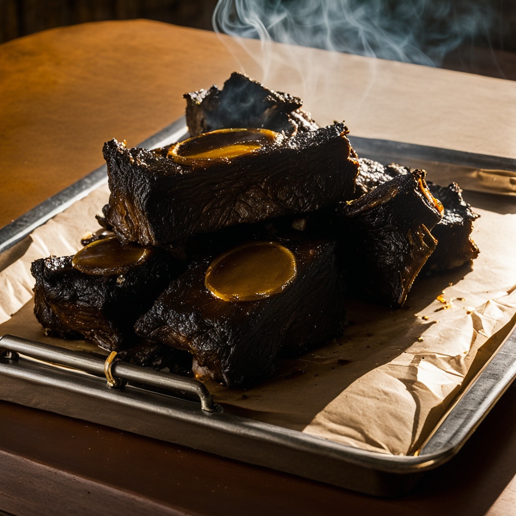 Illustration of food from Wiley's Championship BBQ