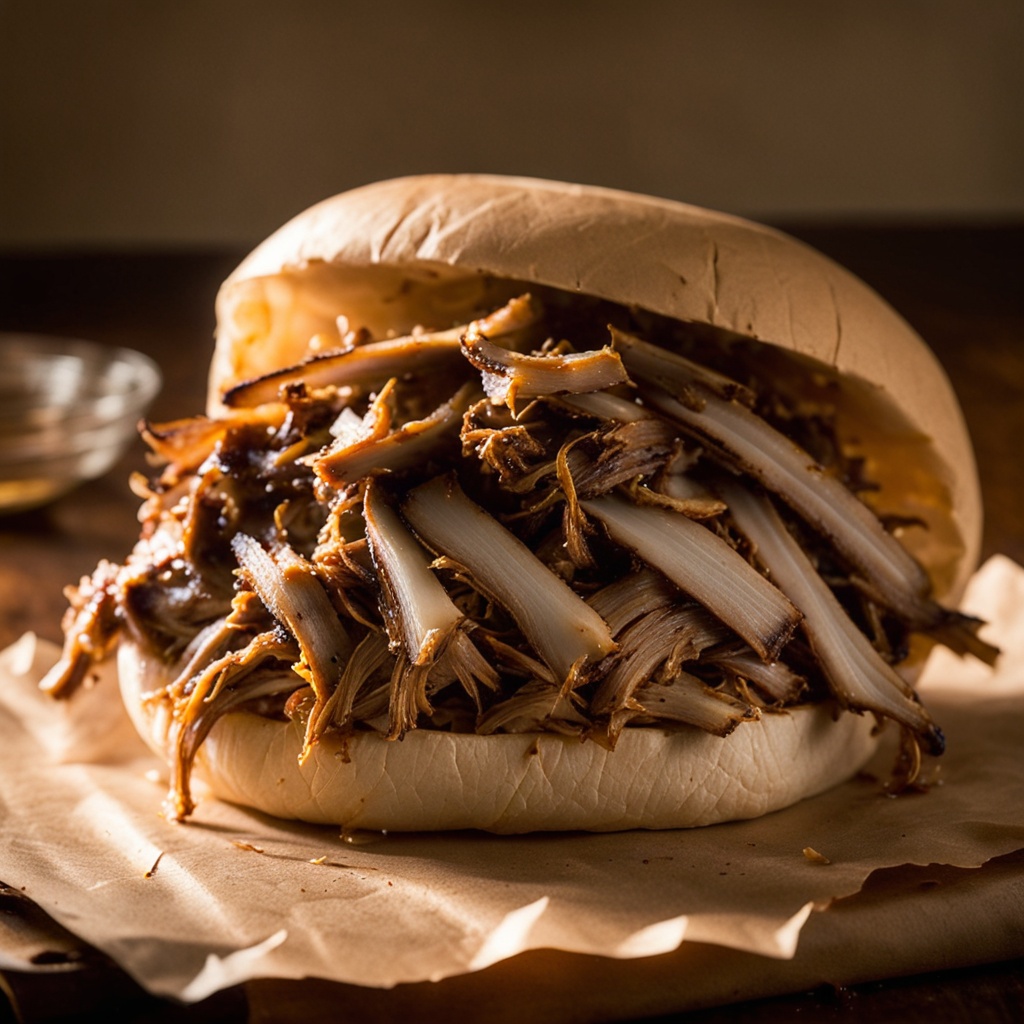 Illustration of food from Woodstock BBQ