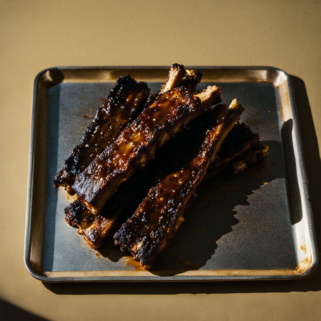 Illustration of food from ZZQ Texas Craft Barbeque