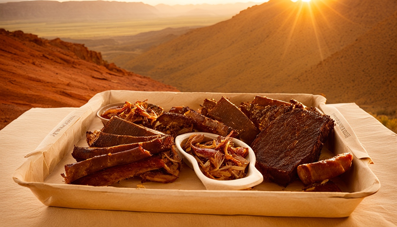 Illustration of Las Vegas barbecue