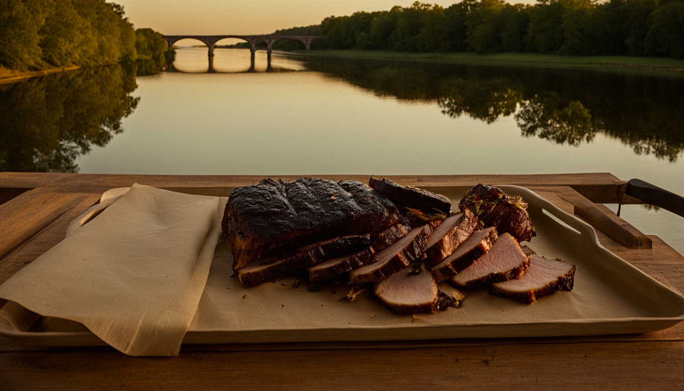 Illustration of Minneapolis barbecue