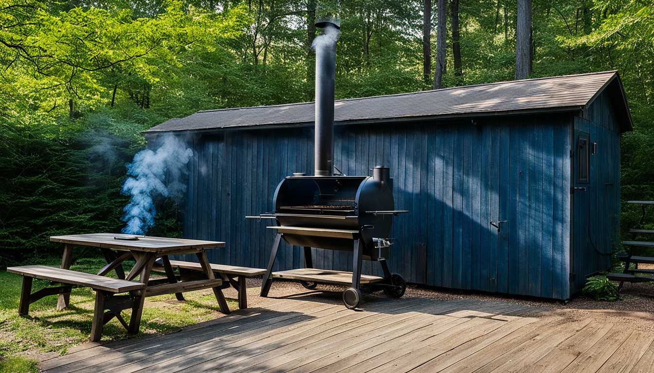 Illustration of New York barbecue