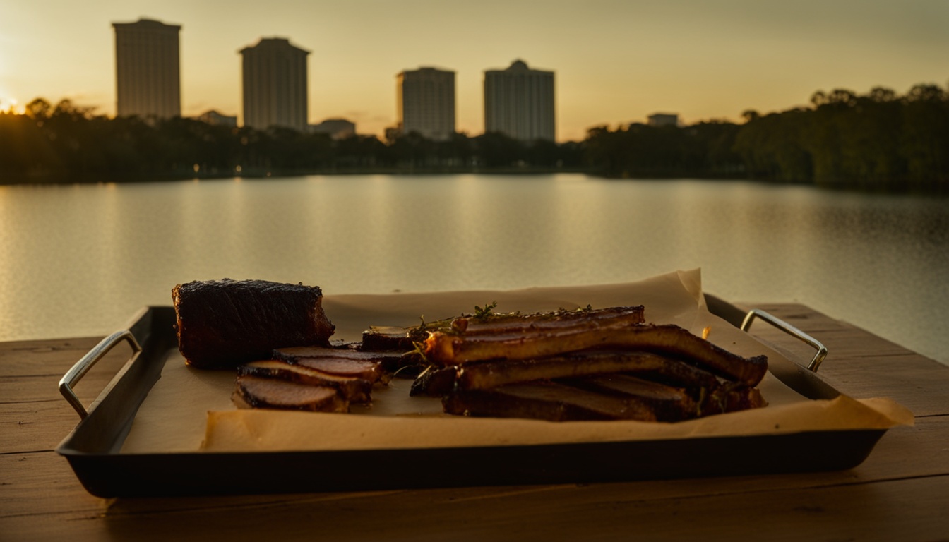 Illustration of Orlando barbecue