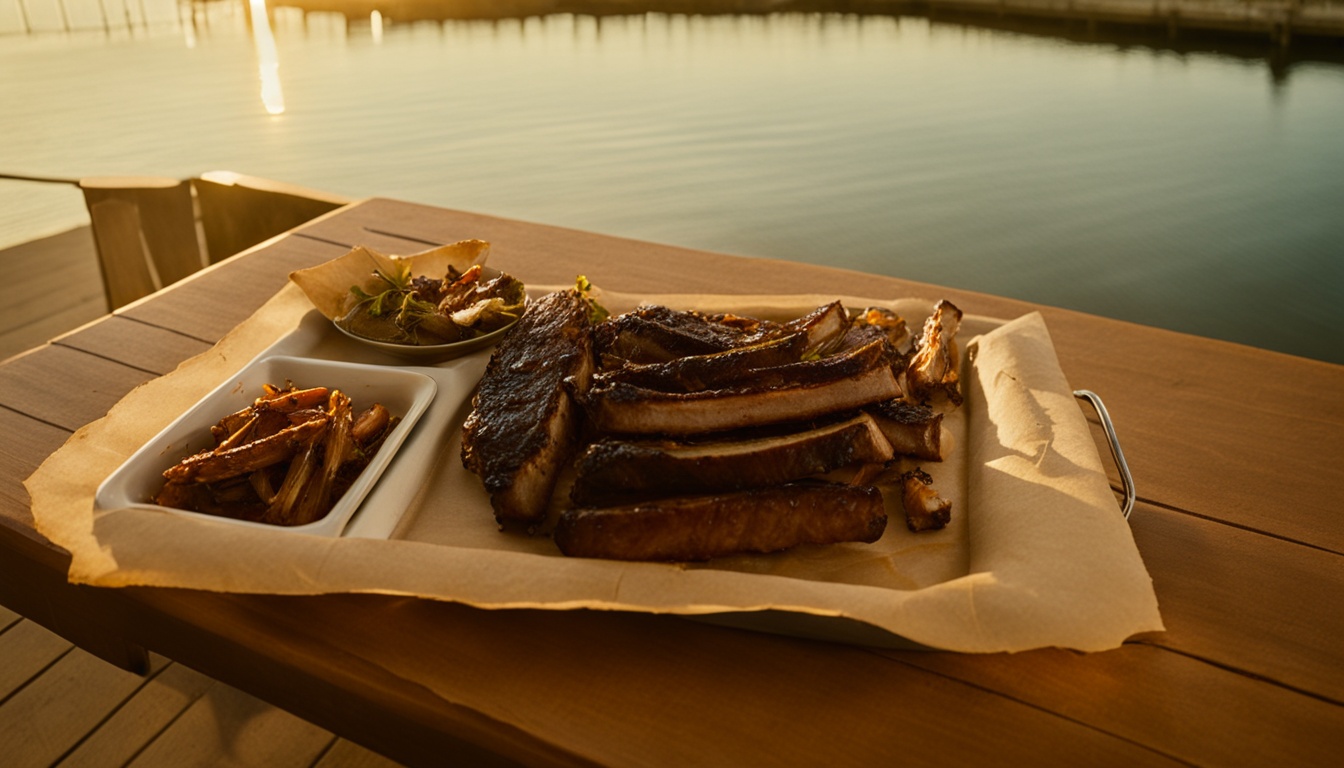 Illustration of San Diego barbecue